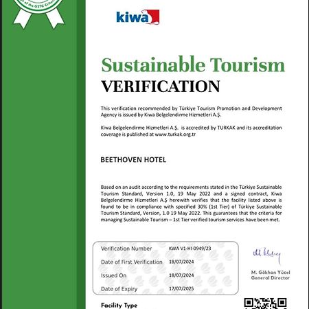 Beethoven Hotel - Special Category Estambul Exterior foto